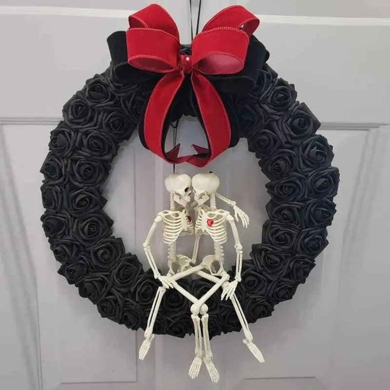 Skeleton Lovers Gift Wreath