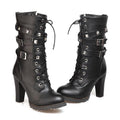 Rivet High Heel Boots