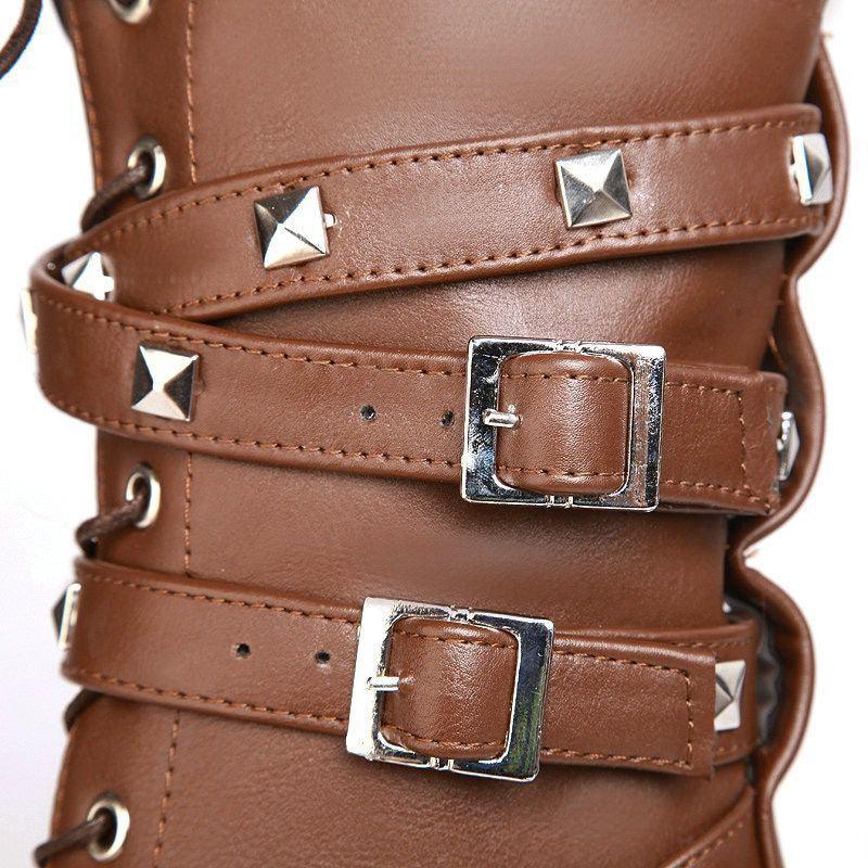 Rivet High Heel Boots