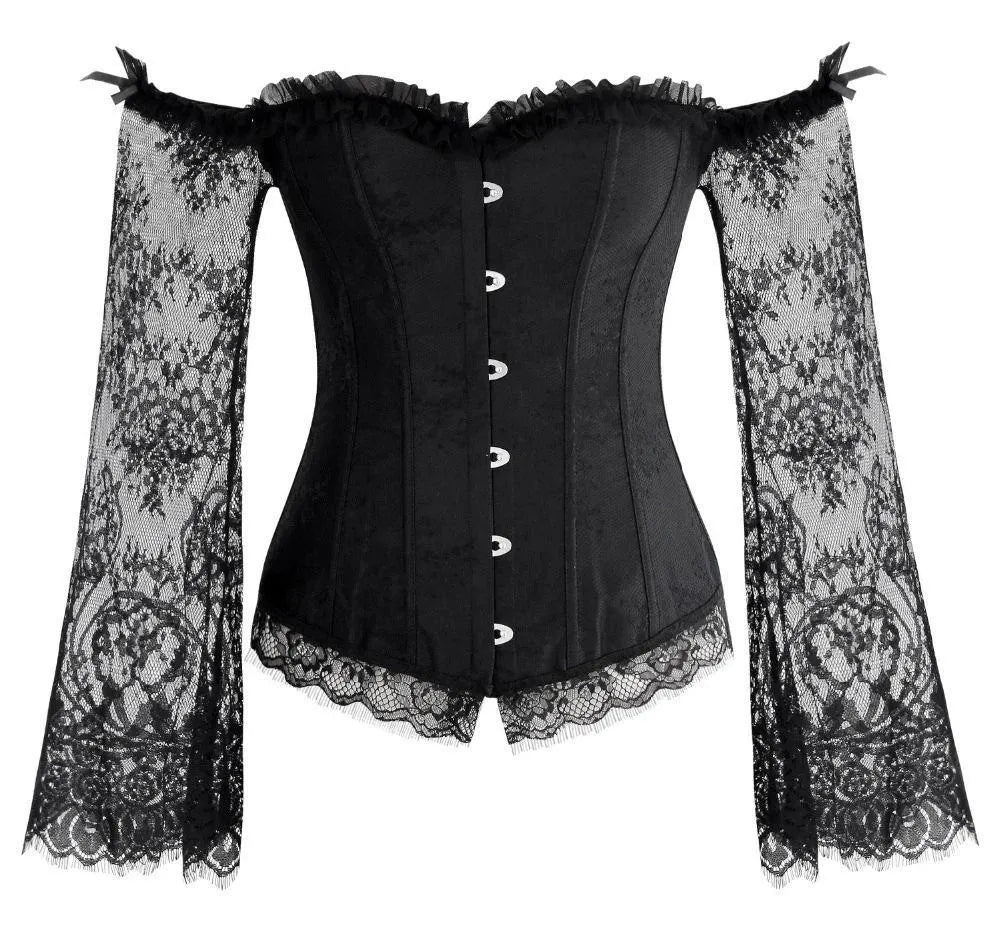 Off Shoulder Lace Corset Top