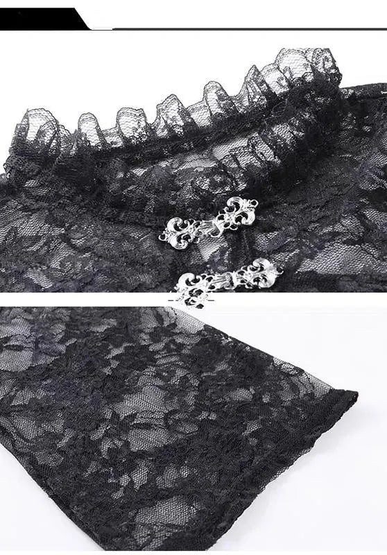 Black Lace Strap Dress