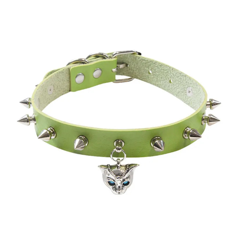 Bobby Doll Cat Spiky Choker