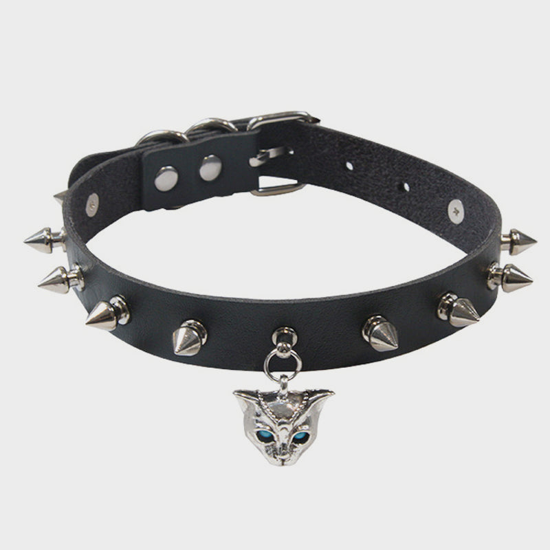 Bobby Doll Cat Spiky Choker