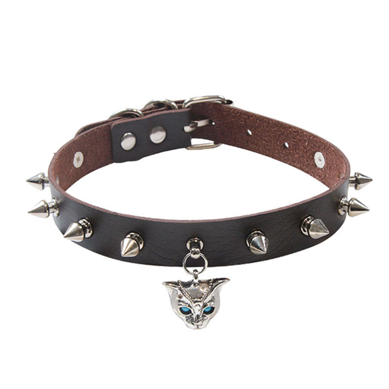 Bobby Doll Cat Spiky Choker