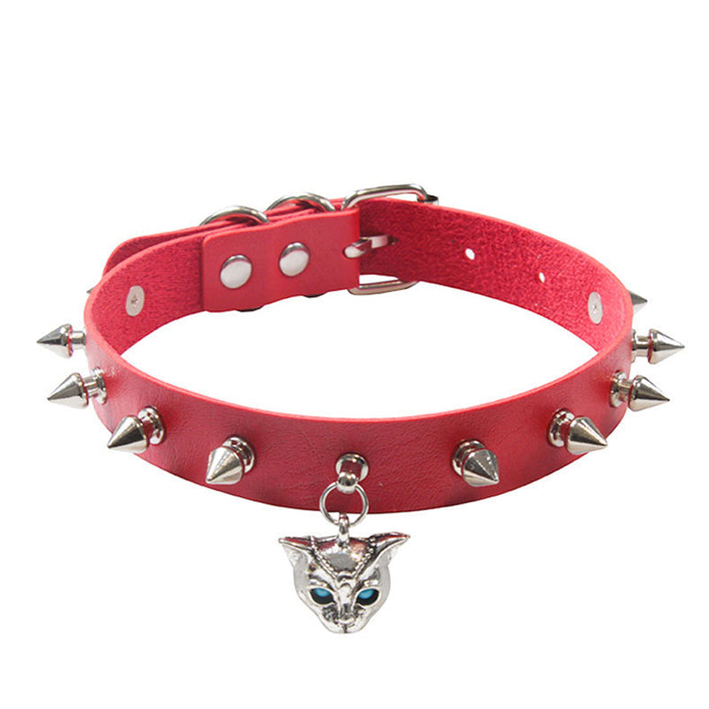 Bobby Doll Cat Spiky Choker