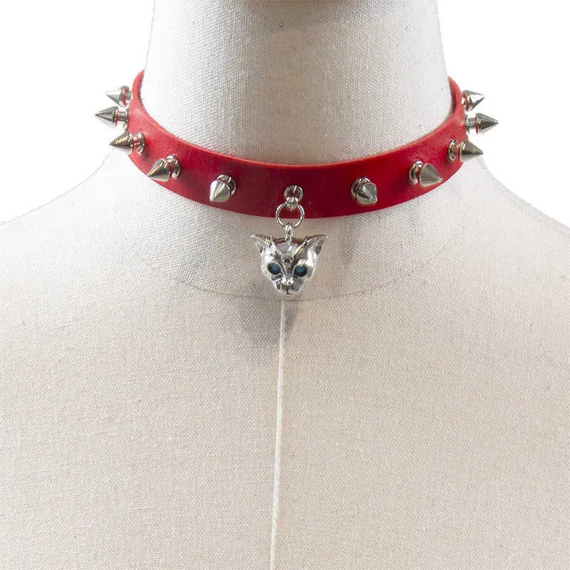 Bobby Doll Cat Spiky Choker