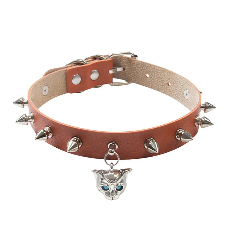 Bobby Doll Cat Spiky Choker