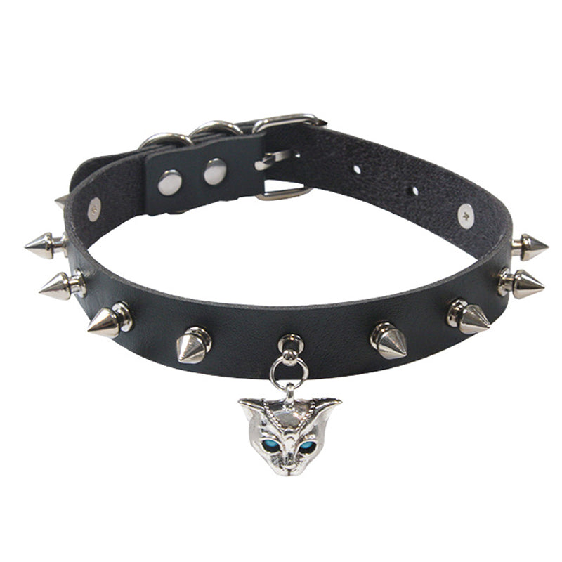 Bobby Doll Cat Spiky Choker