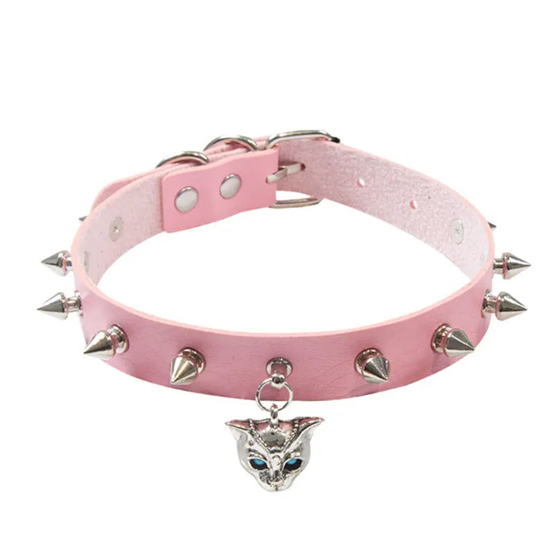 Bobby Doll Cat Spiky Choker
