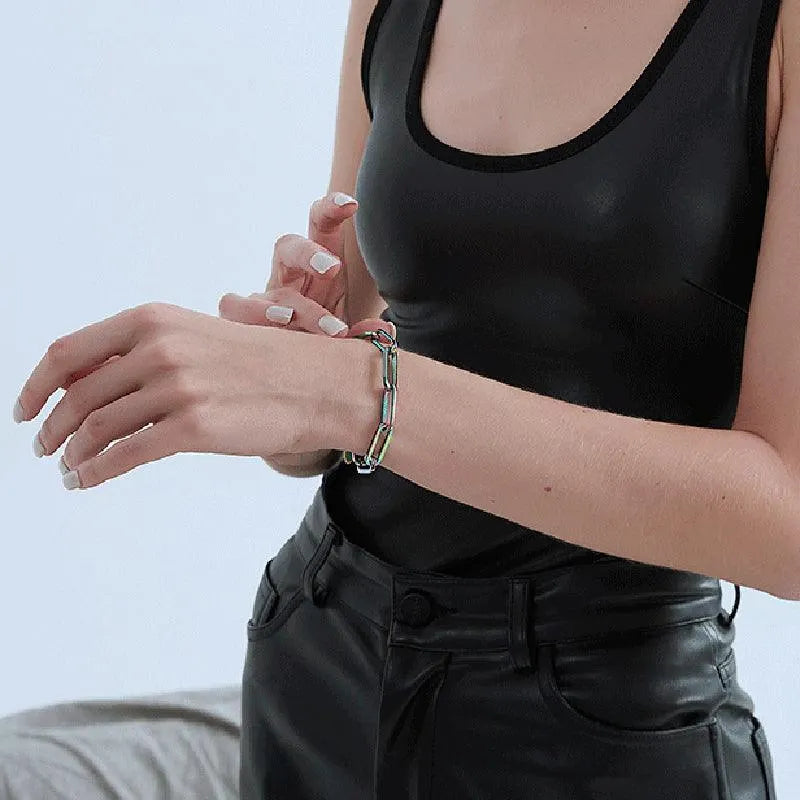 Square Lock Bracelet