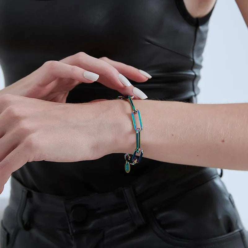 Square Lock Bracelet