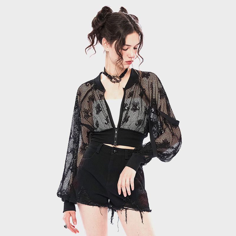 Stay Foolish Mesh Top