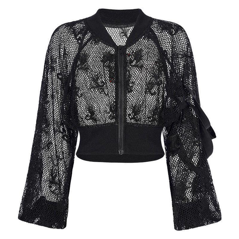 Stay Foolish Mesh Top