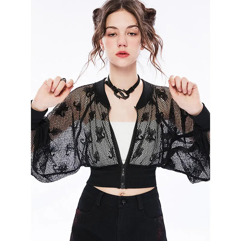 Stay Foolish Mesh Top