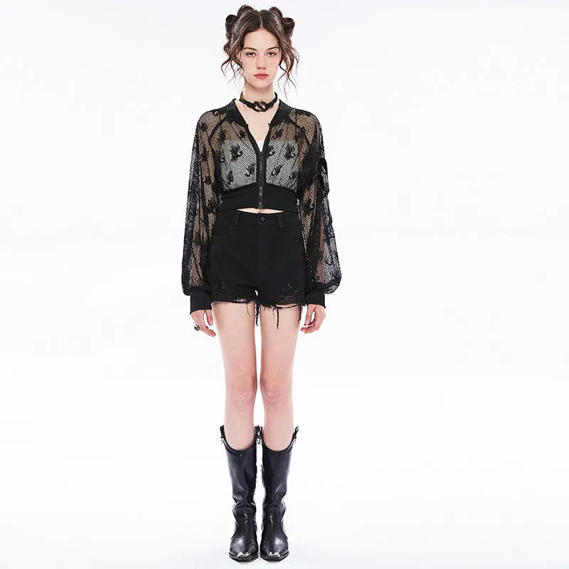 Stay Foolish Mesh Top