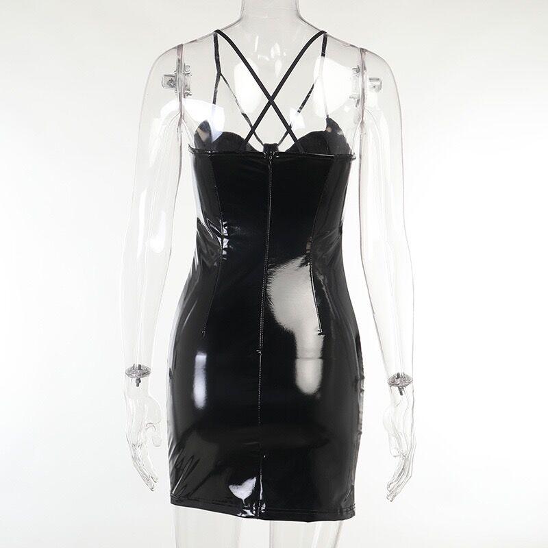 “Cute Cat ”Straps Bodycon Mini Dress