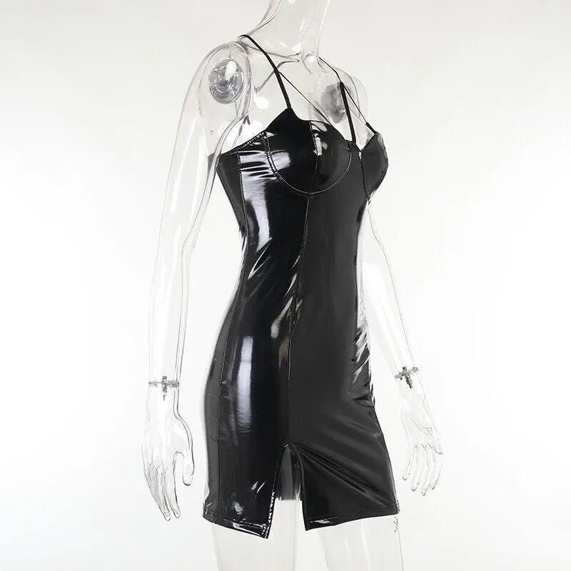 “Cute Cat ”Straps Bodycon Mini Dress