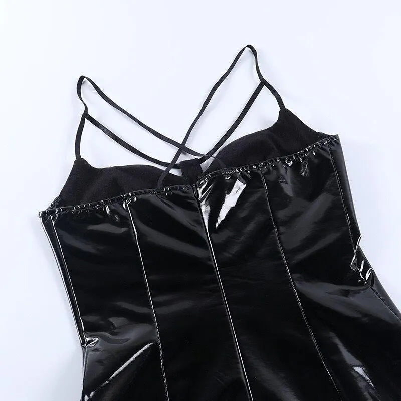 “Cute Cat ”Straps Bodycon Mini Dress