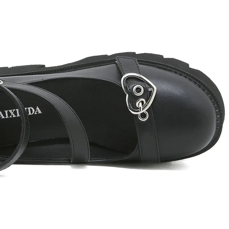 A Love Heart Lolita Shoes