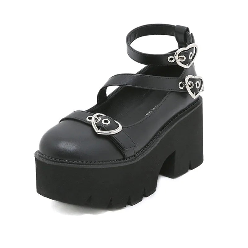 A Love Heart Lolita Shoes