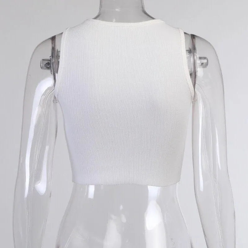 Skeleton Letter Printed Top