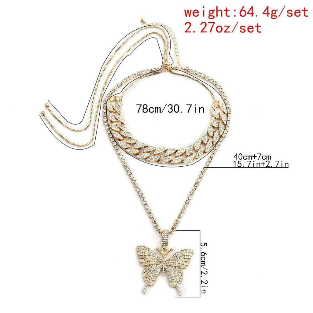 Shining Butterfly Necklace
