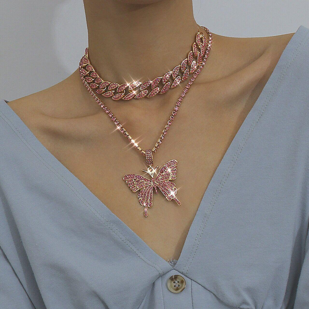 Shining Butterfly Necklace