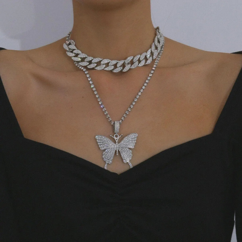 Shining Butterfly Necklace