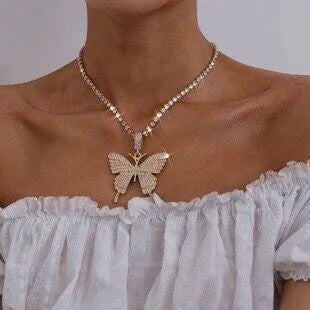 Shining Butterfly Necklace