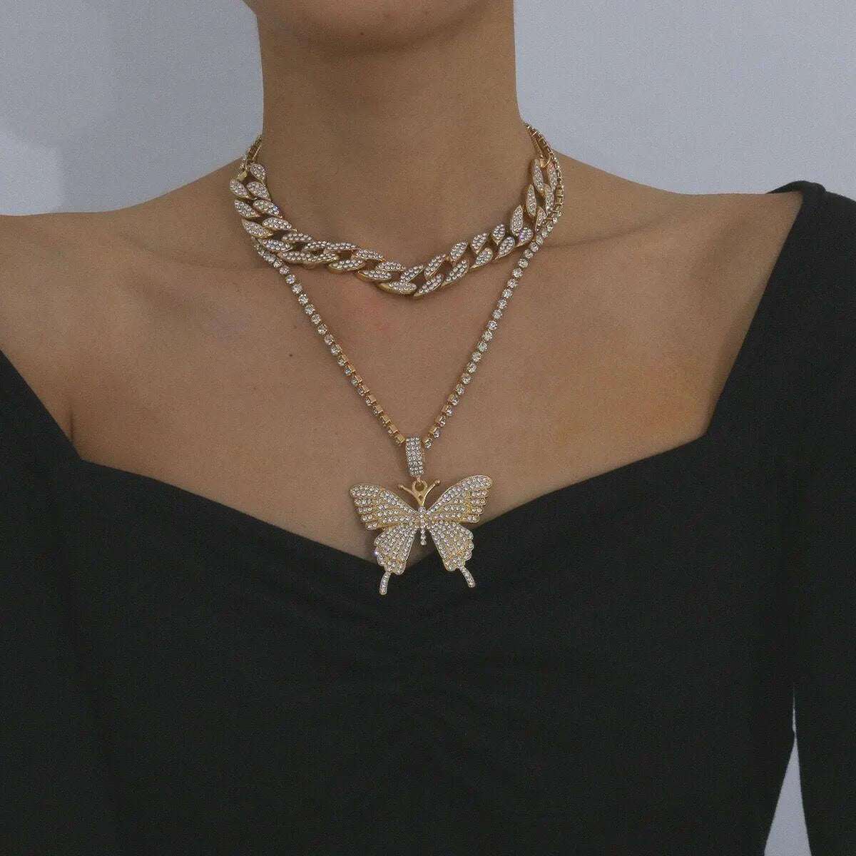 Shining Butterfly Necklace