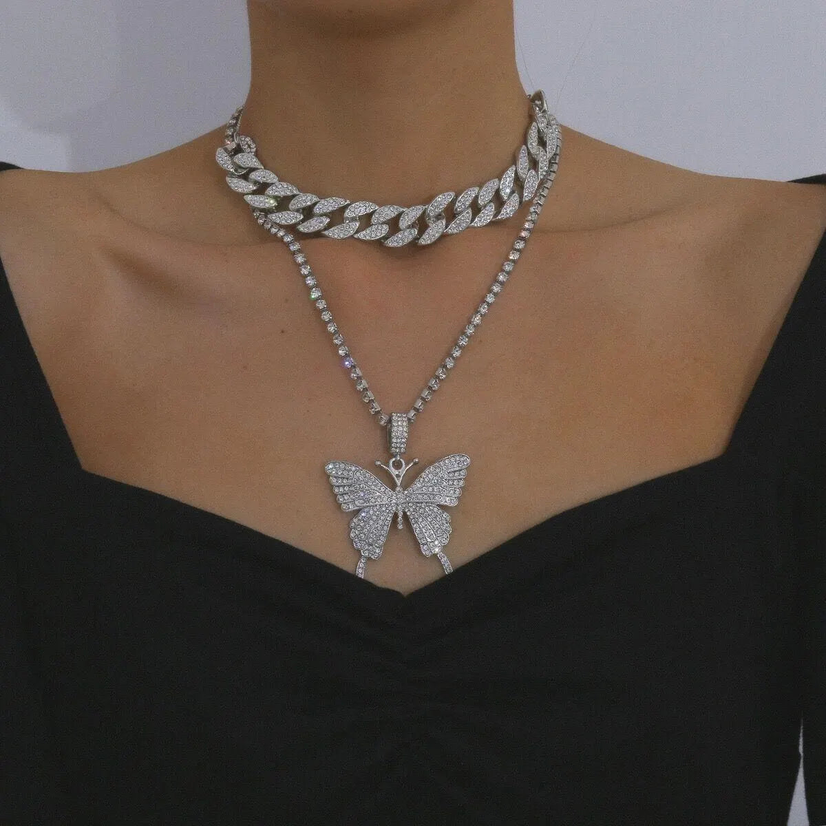 Shining Butterfly Necklace