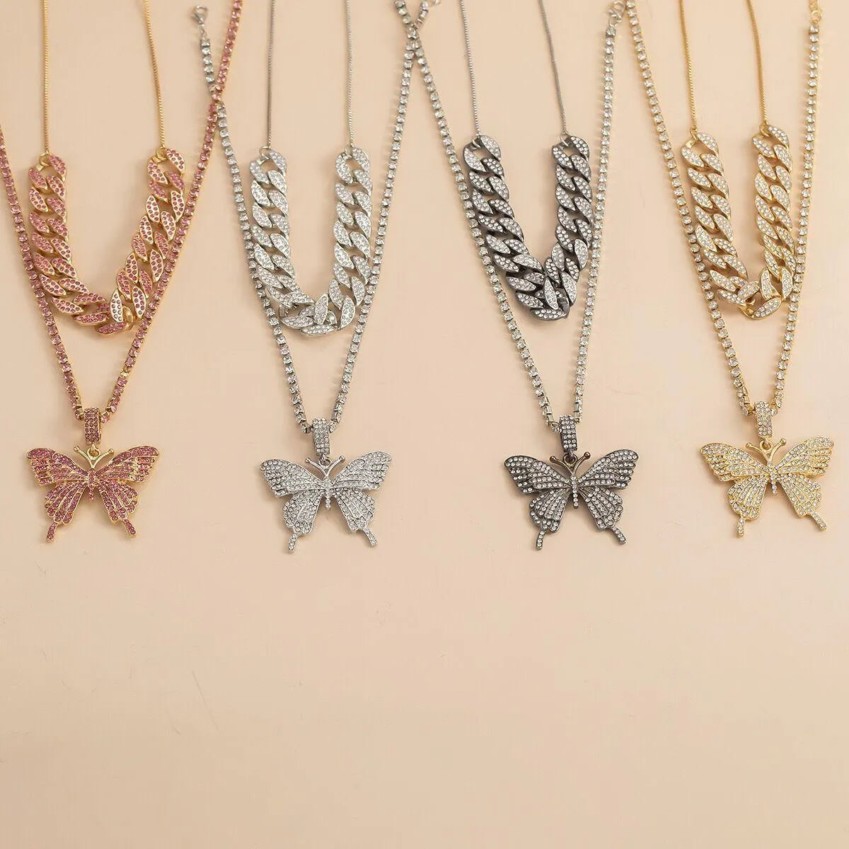 Shining Butterfly Necklace