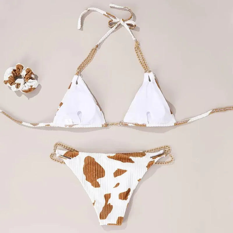 Under The Sun Disco Cow Bikini