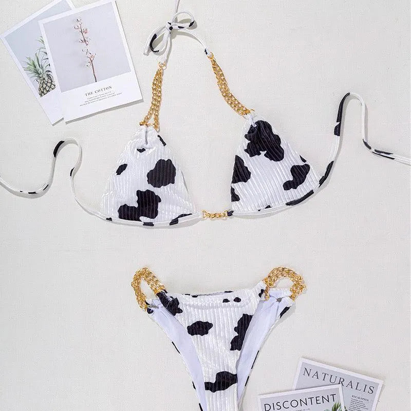 Under The Sun Disco Cow Bikini