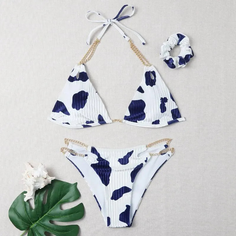 Under The Sun Disco Cow Bikini