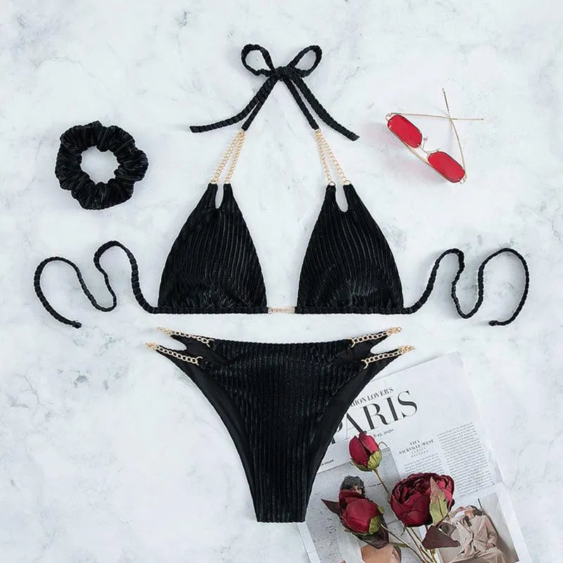 Under The Sun Disco Cow Bikini