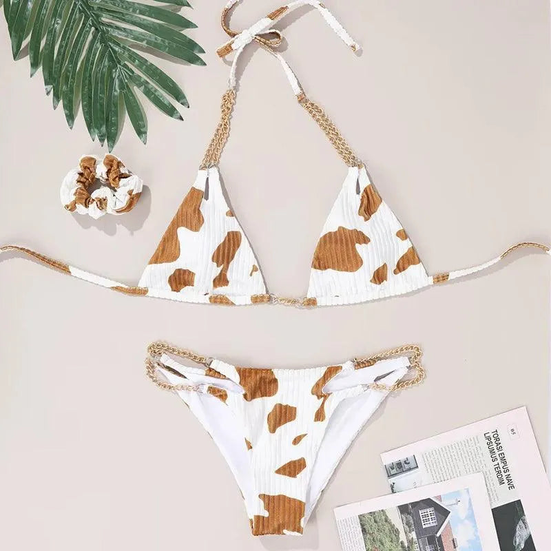 Under The Sun Disco Cow Bikini