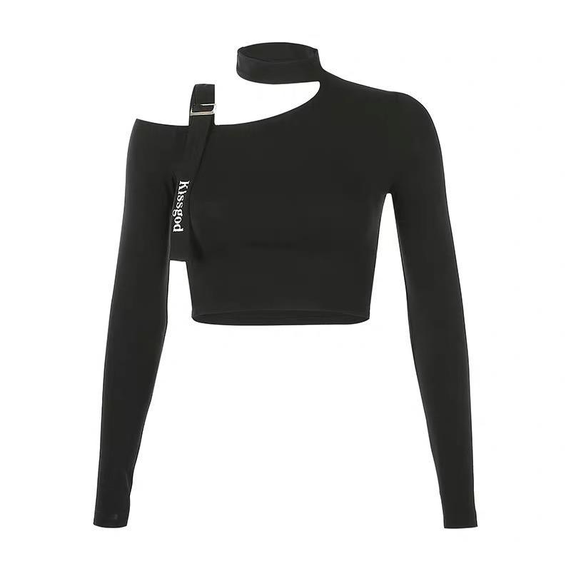 Off-the-Shoulder Long Sleeve Top