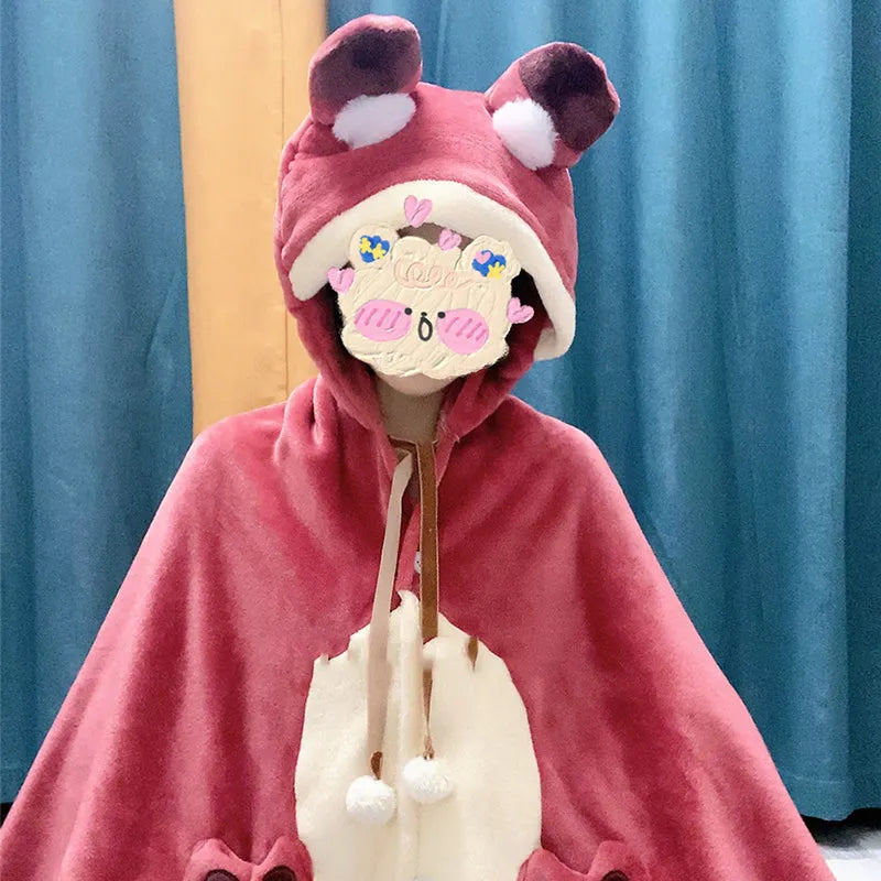 No More Talking Shawl Cloak Robe