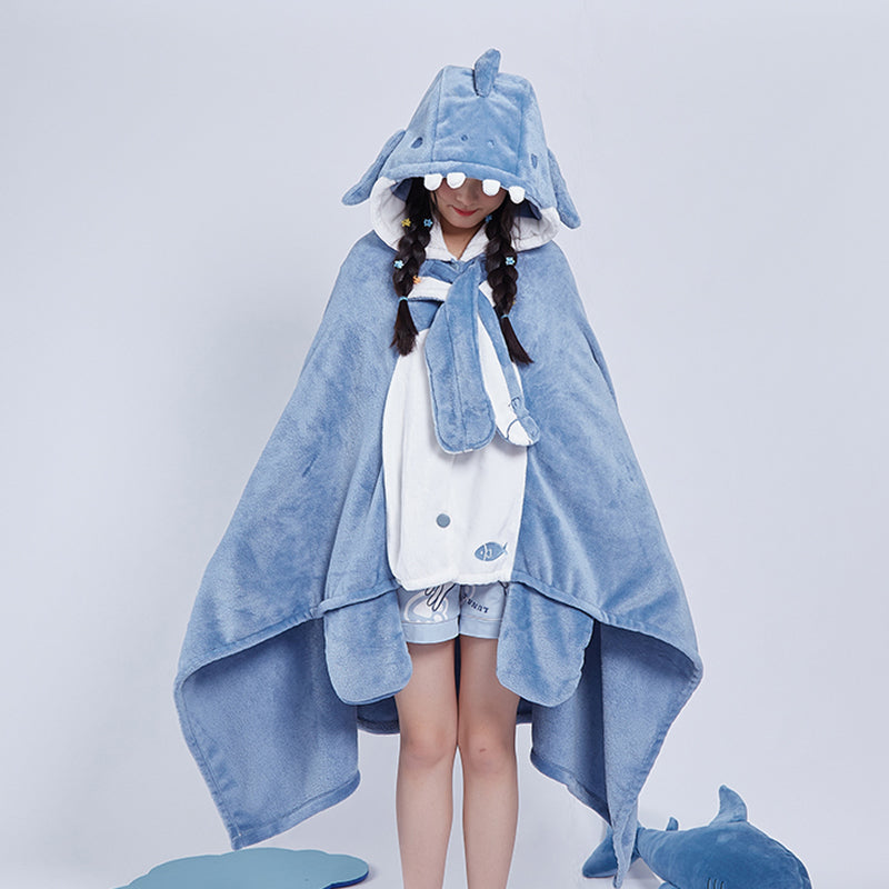 No More Talking Shawl Cloak Robe