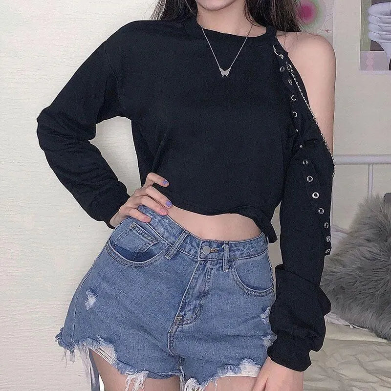 Irregular Off Shoulder Top