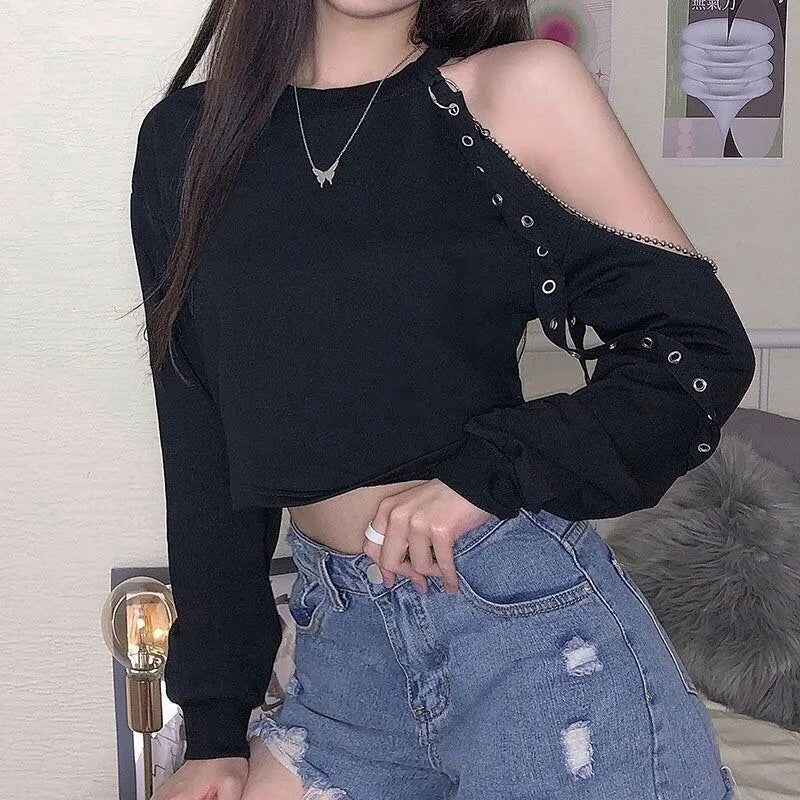 Irregular Off Shoulder Top