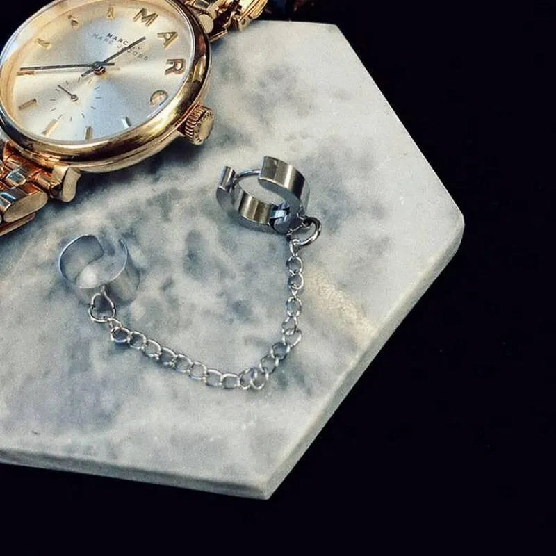 Simple Chain Earrings