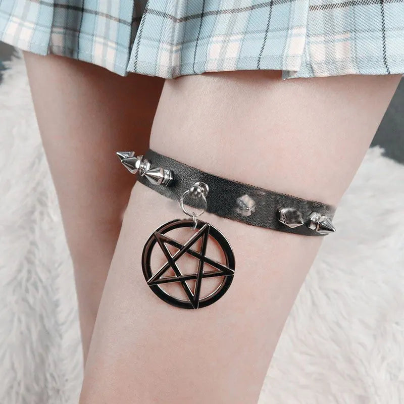 Leave Me Alone Thigh Garter
