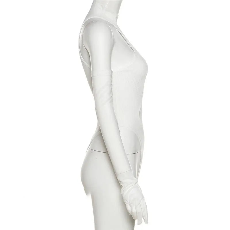 Goth Skinny Pack Hip Sports Bodysuit