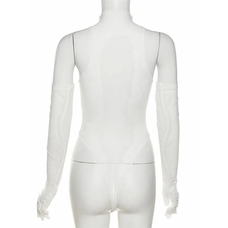Goth Skinny Pack Hip Sports Bodysuit