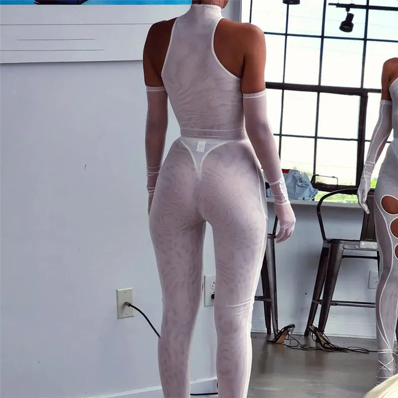 Goth Skinny Pack Hip Sports Bodysuit