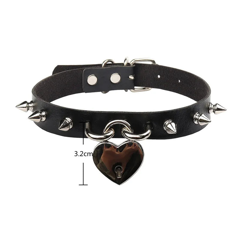 The Dark Heart Spiky Choker