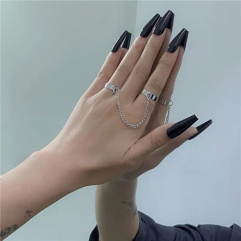 Double Chained Cross Ring
