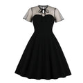 Polka Dot Mesh Bubble Dress
